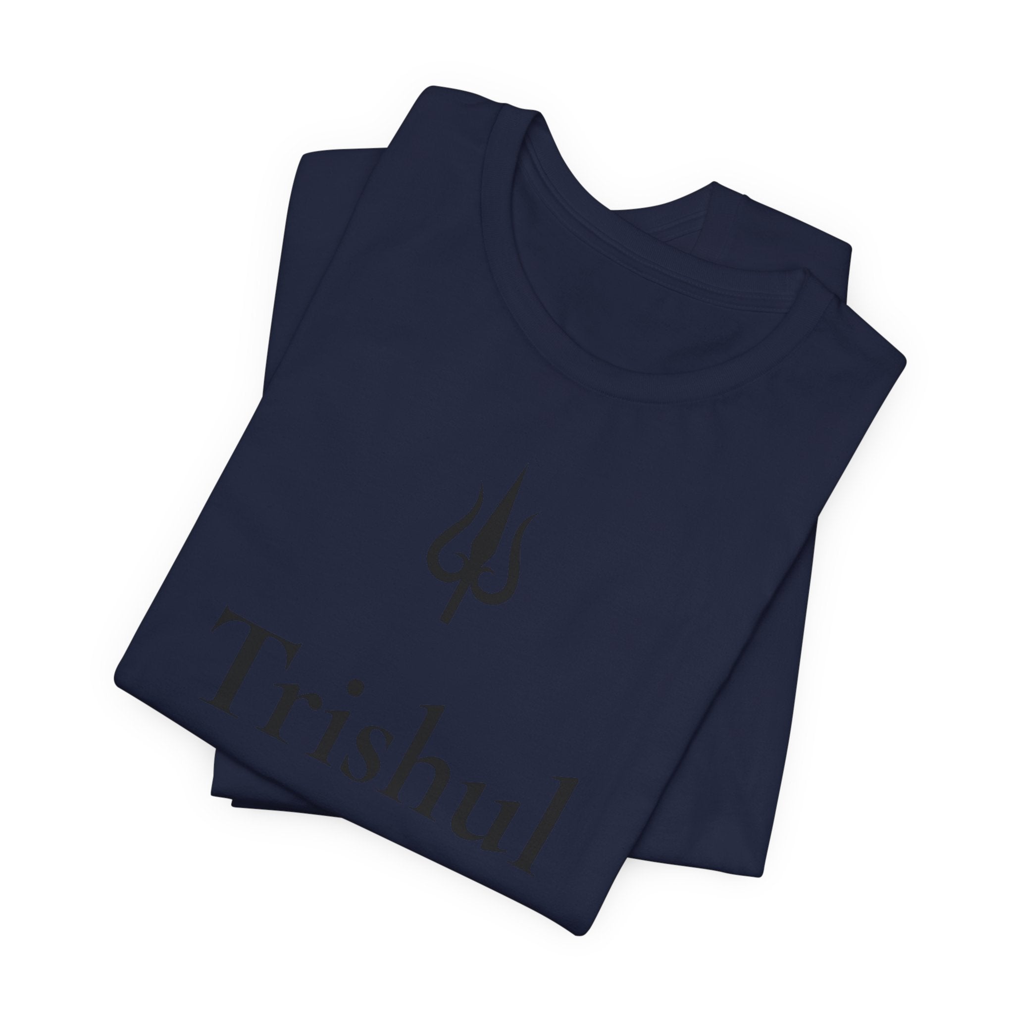 Trishul T-Shirt | Minimalist Line Art | Spiritual Unisex Shirt