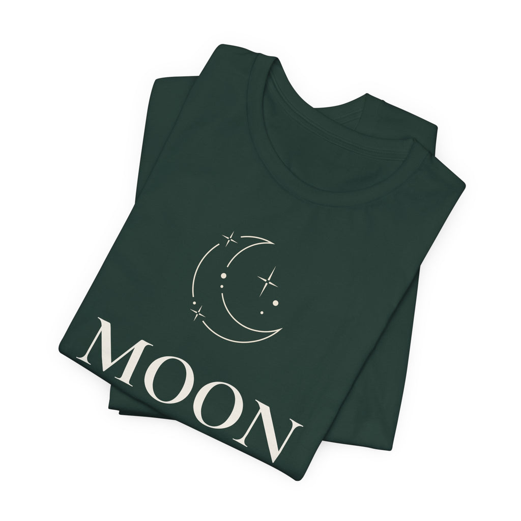 Moon T-Shirt | Minimalist Line Art | Celestial Unisex Shirt