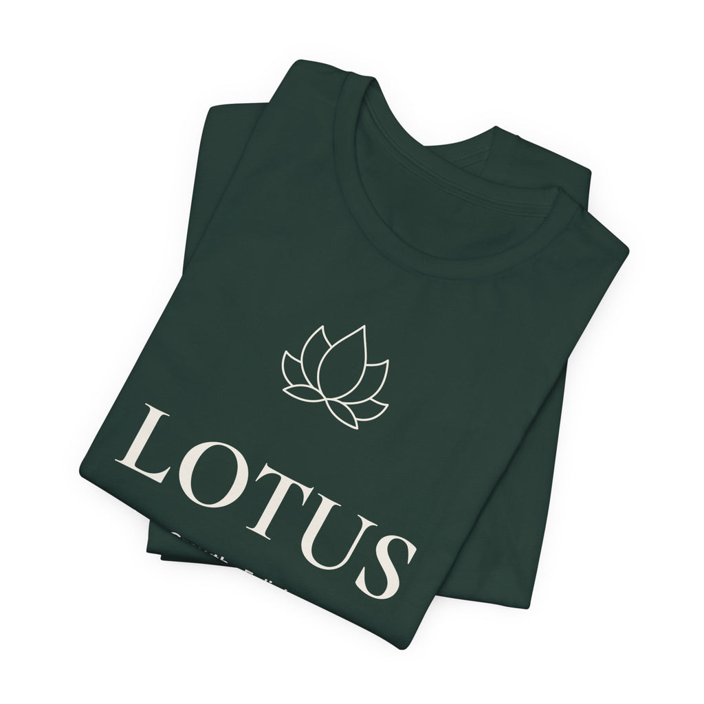 Lotus T-Shirt | Minimalist Line Art | Yoga & Meditation Shirt