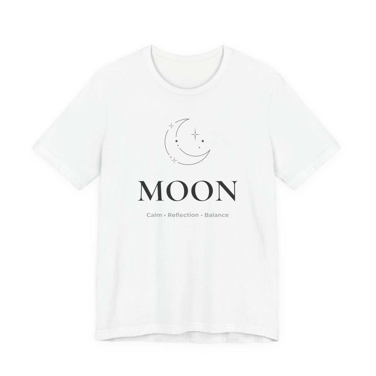 Moon T-Shirt | Minimalist Line Art | Celestial Unisex Shirt