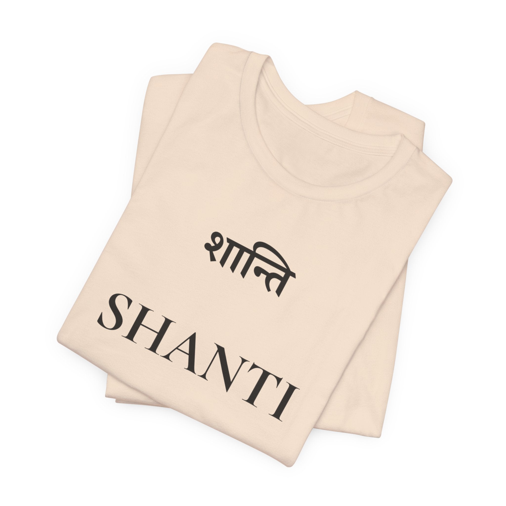 Shanti T-Shirt – Minimalistisches Sanskrit Design