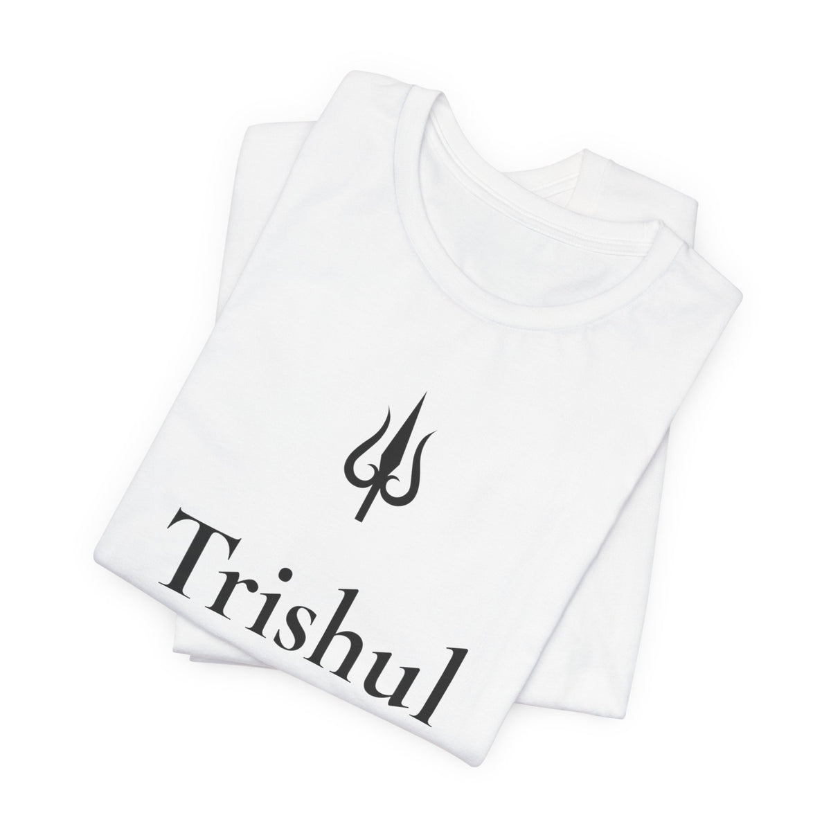 Trishul T-Shirt | Minimalist Line Art | Spiritual Unisex Shirt