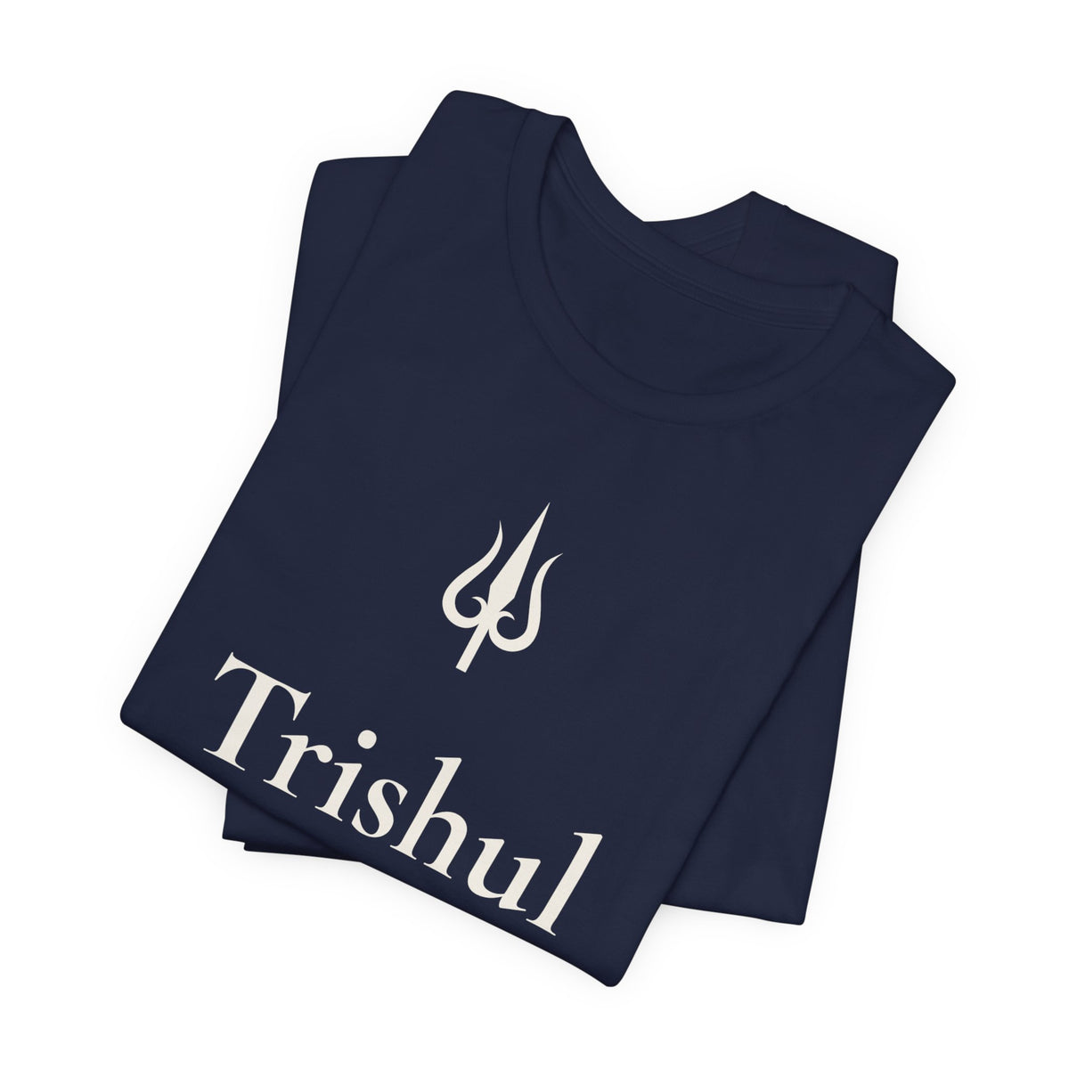 Trishul T-Shirt | Minimalist Line Art | Spiritual Unisex Shirt