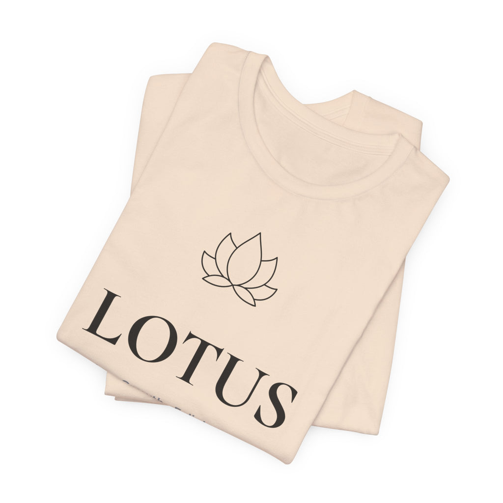Lotus T-Shirt | Minimalist Line Art | Yoga & Meditation Shirt