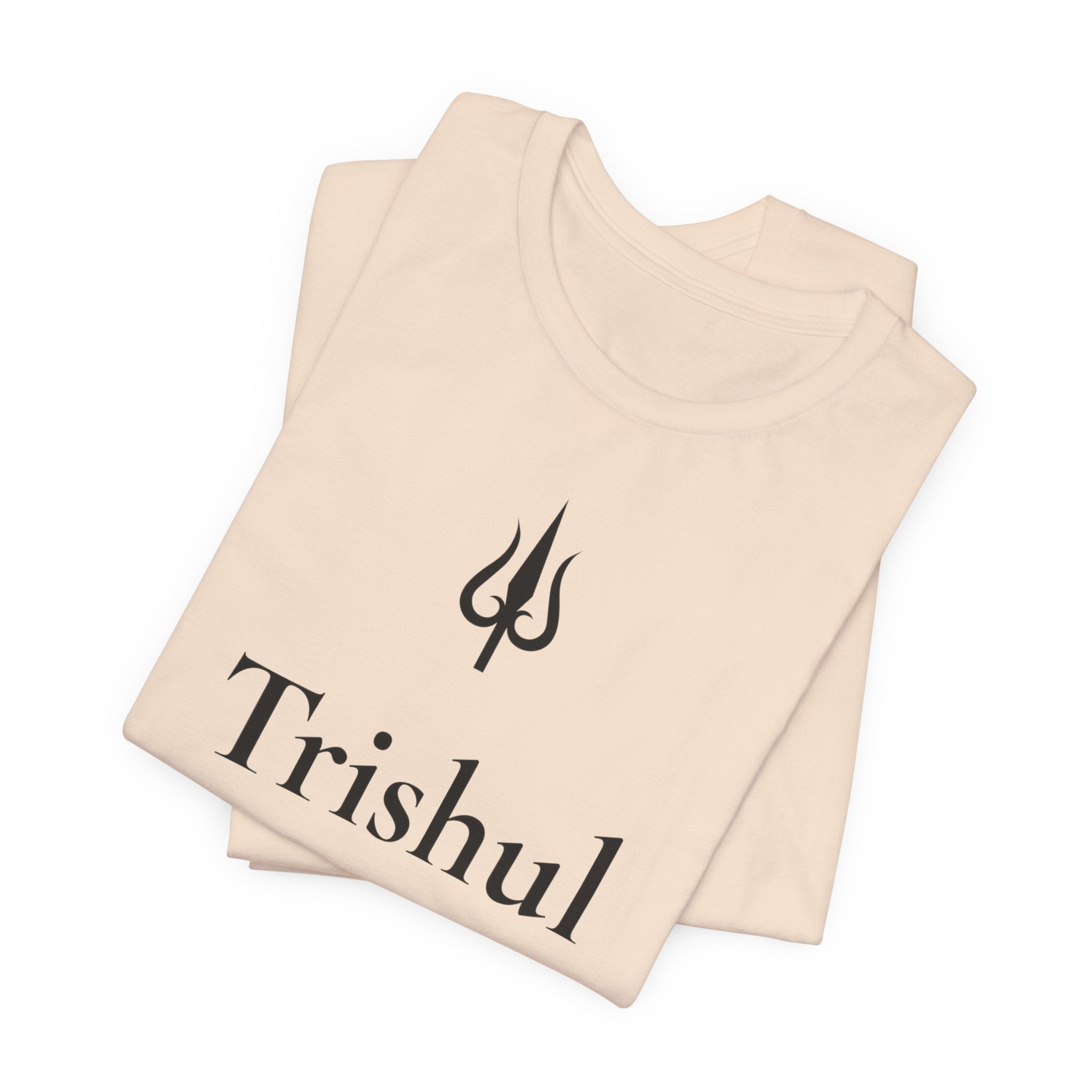 Trishul T-Shirt | Minimalist Line Art | Spiritual Unisex Shirt