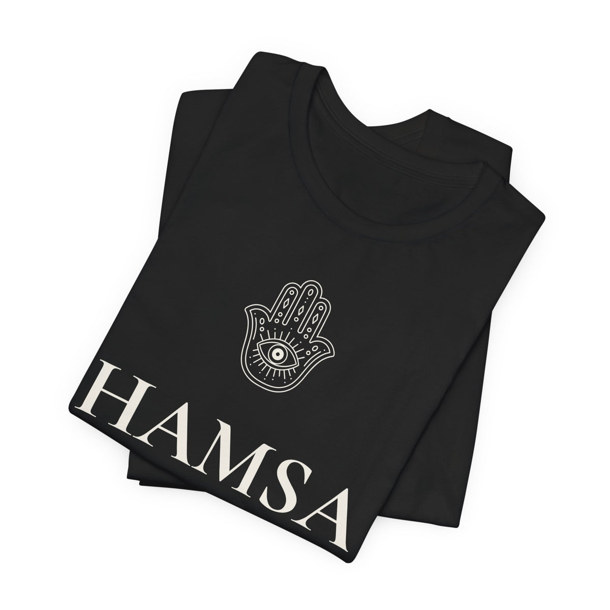 Hamsa T-Shirt | Minimalist Line Art | Yoga & Meditation Shirt