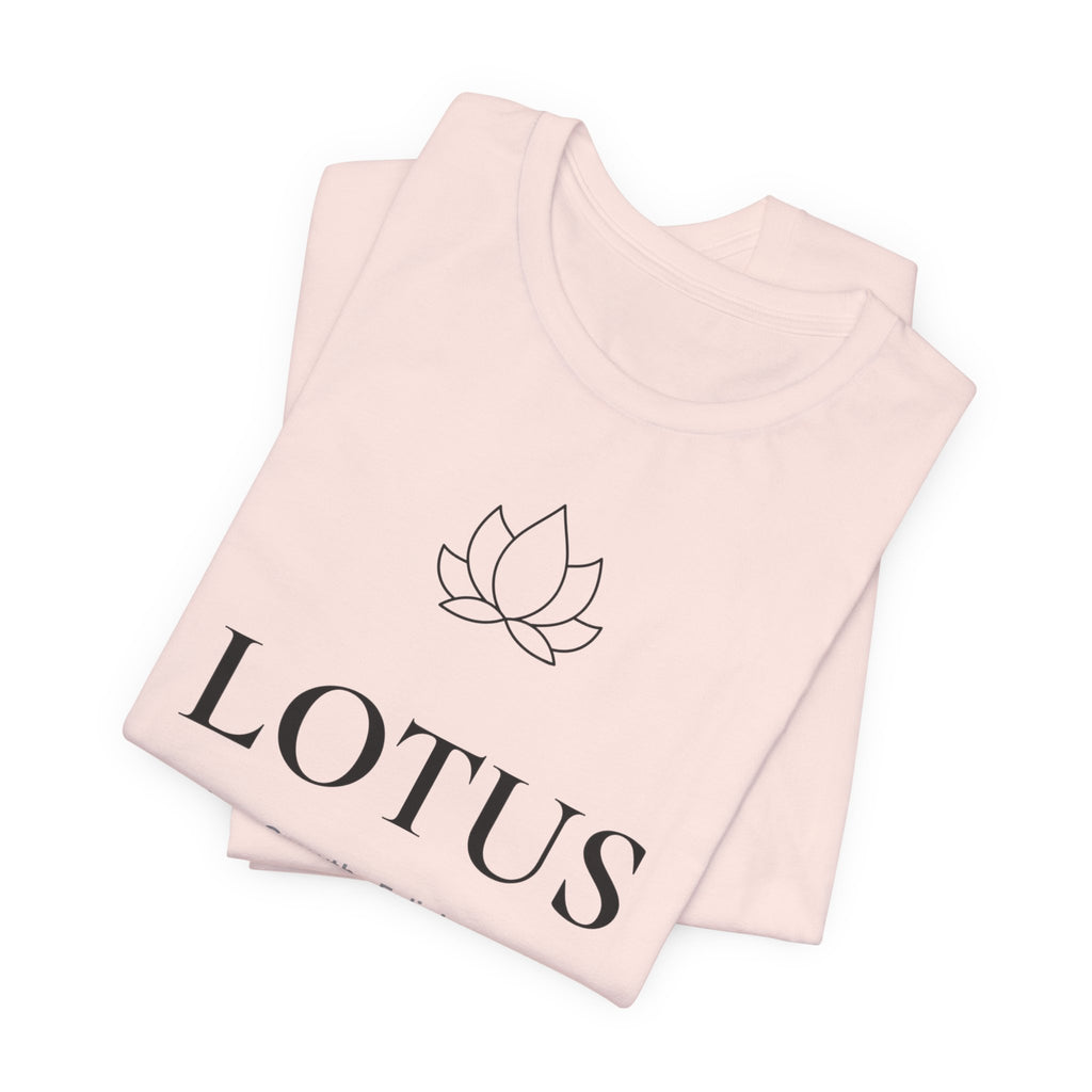 Lotus T-Shirt | Minimalist Line Art | Yoga & Meditation Shirt
