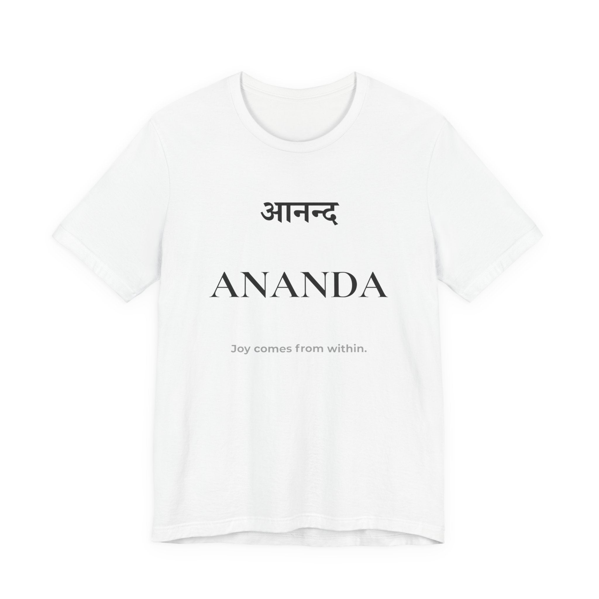 Ananda T-Shirt – Minimalistisches Sanskrit Design