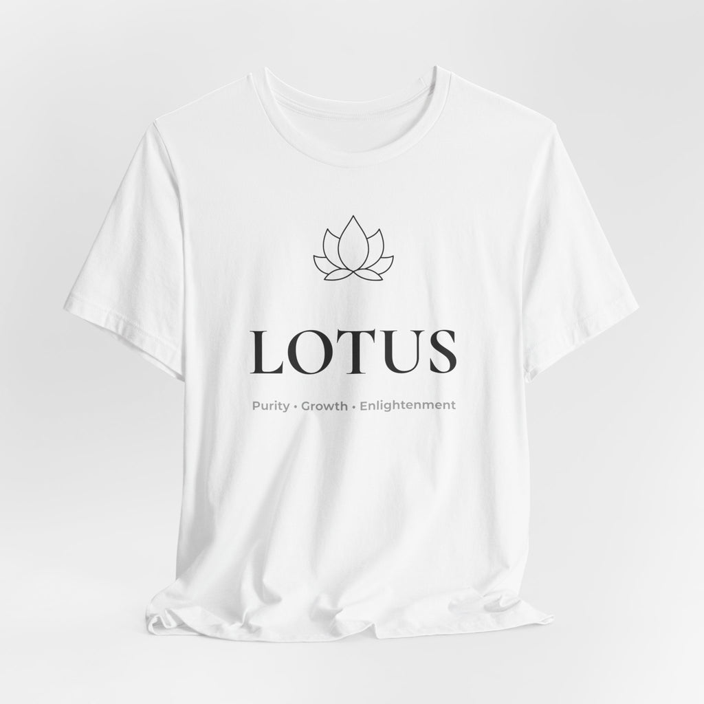 Lotus T-Shirt | Minimalist Line Art | Yoga & Meditation Shirt