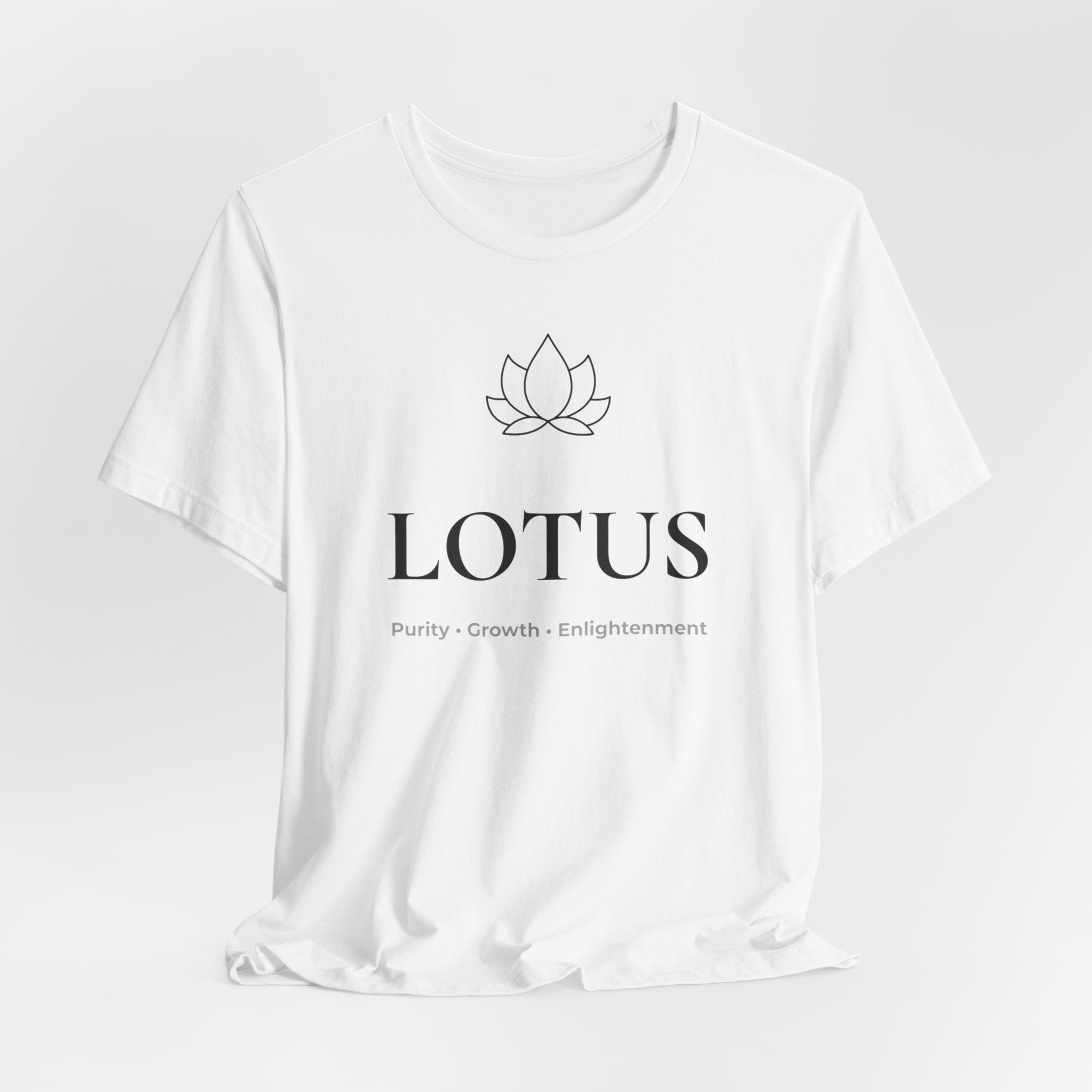 Lotus T-Shirt | Minimalist Line Art | Yoga & Meditation Shirt