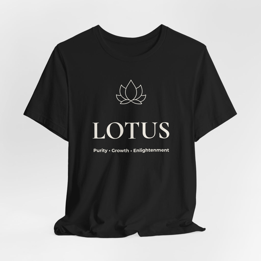 Lotus T-Shirt | Minimalist Line Art | Yoga & Meditation Shirt