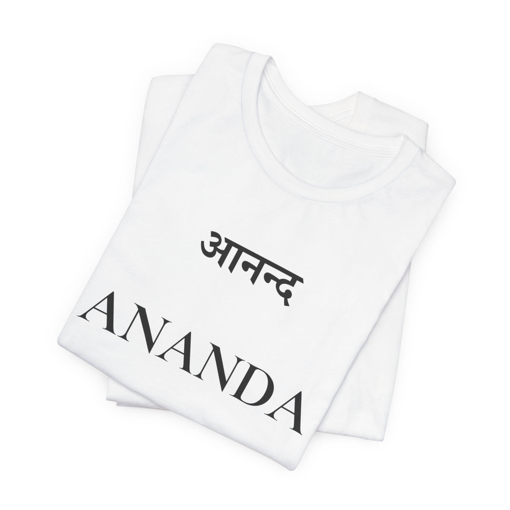 Ananda T-Shirt – Minimalistisches Sanskrit Design