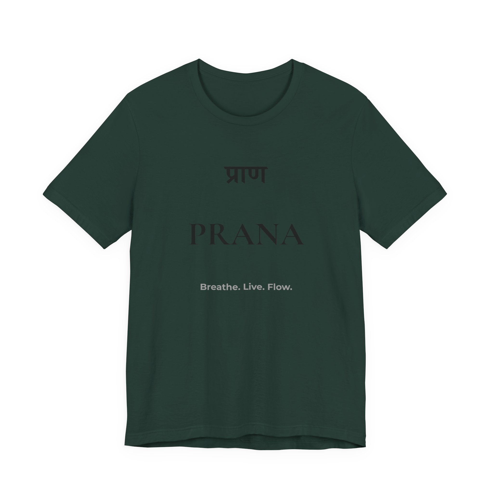 Prana T-Shirt – Minimalistisches Sanskrit Design
