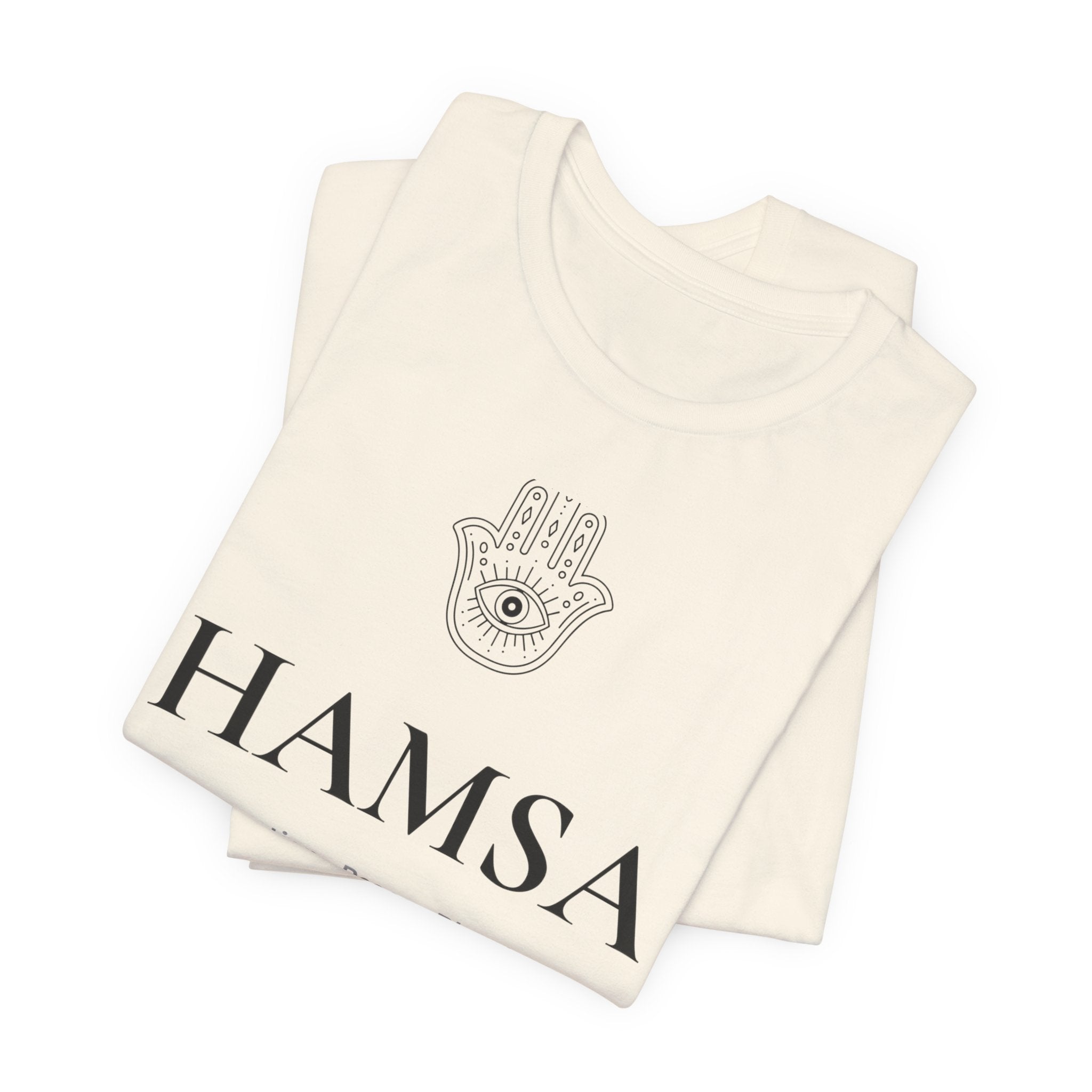 Hamsa T-Shirt | Minimalist Line Art | Yoga & Meditation Shirt