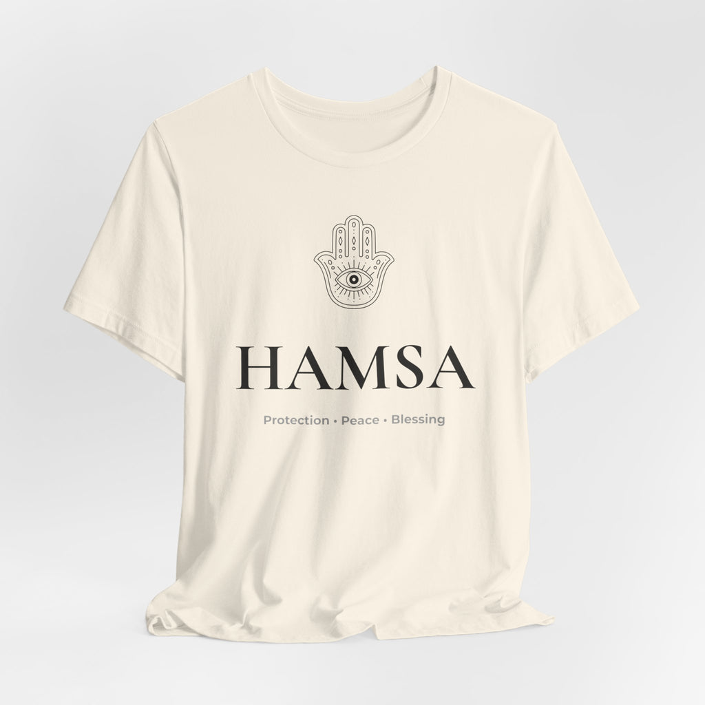 Hamsa T-Shirt | Minimalist Line Art | Yoga & Meditation Shirt