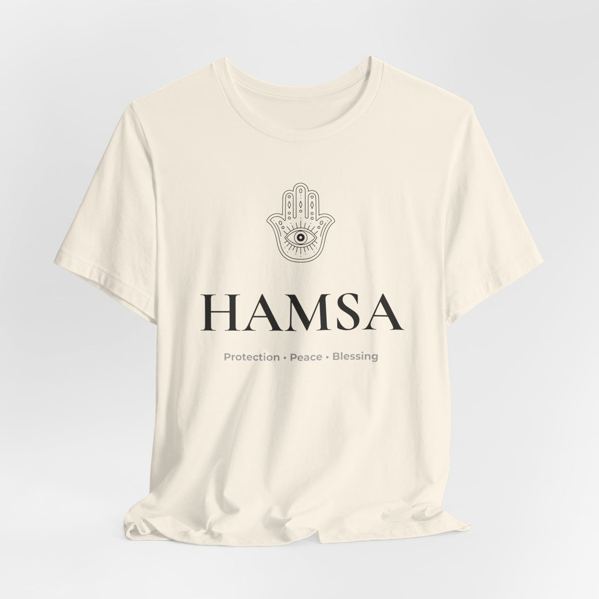 Hamsa T-Shirt | Minimalist Line Art | Yoga & Meditation Shirt
