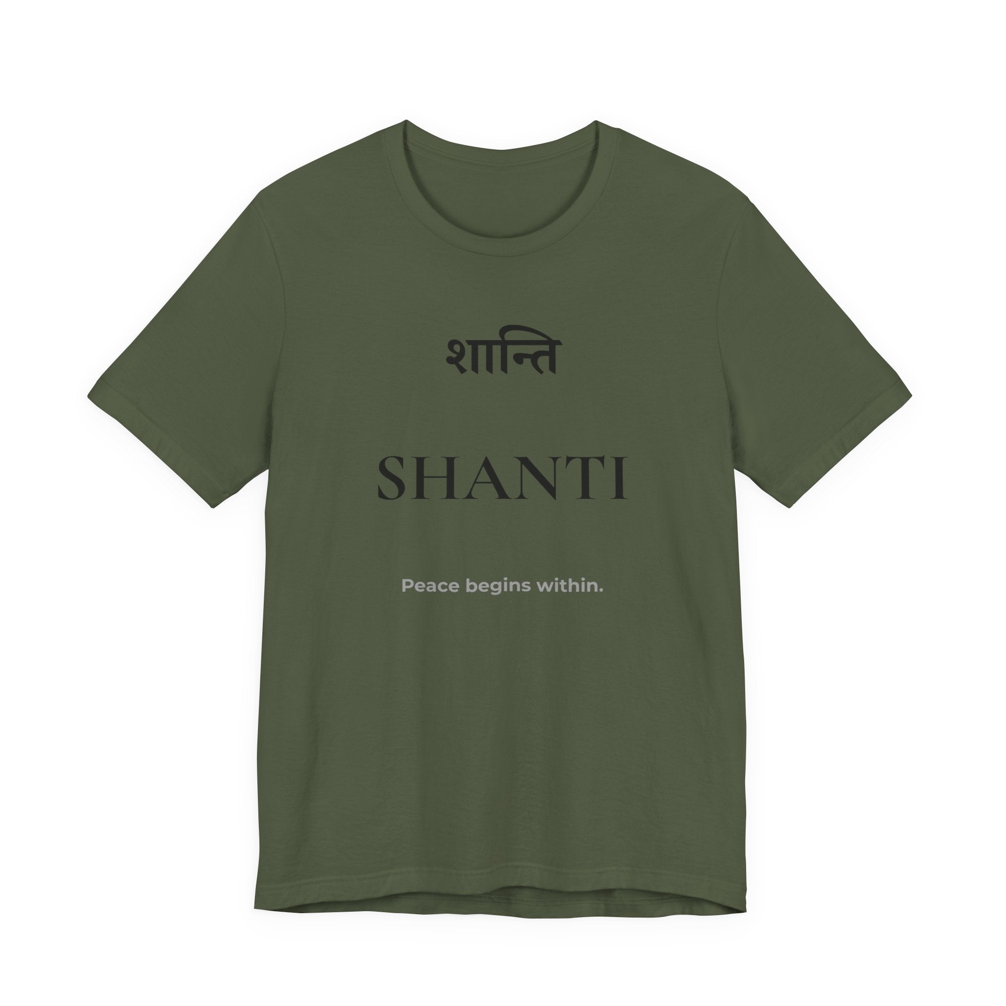 Shanti T-Shirt – Minimalistisches Sanskrit Design