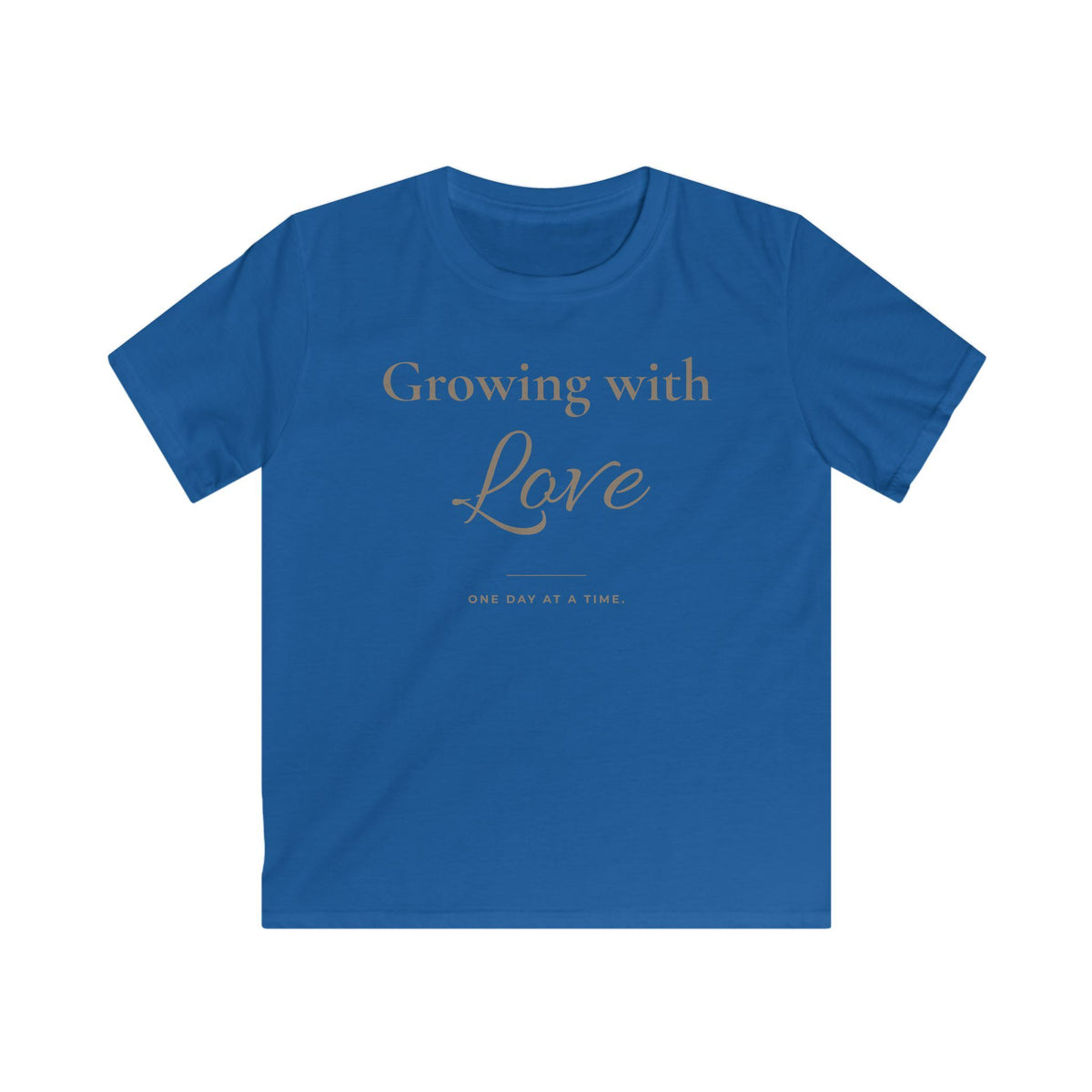 Growing with Love Kids T-Shirt | Minimalistisches Kinder-Shirt