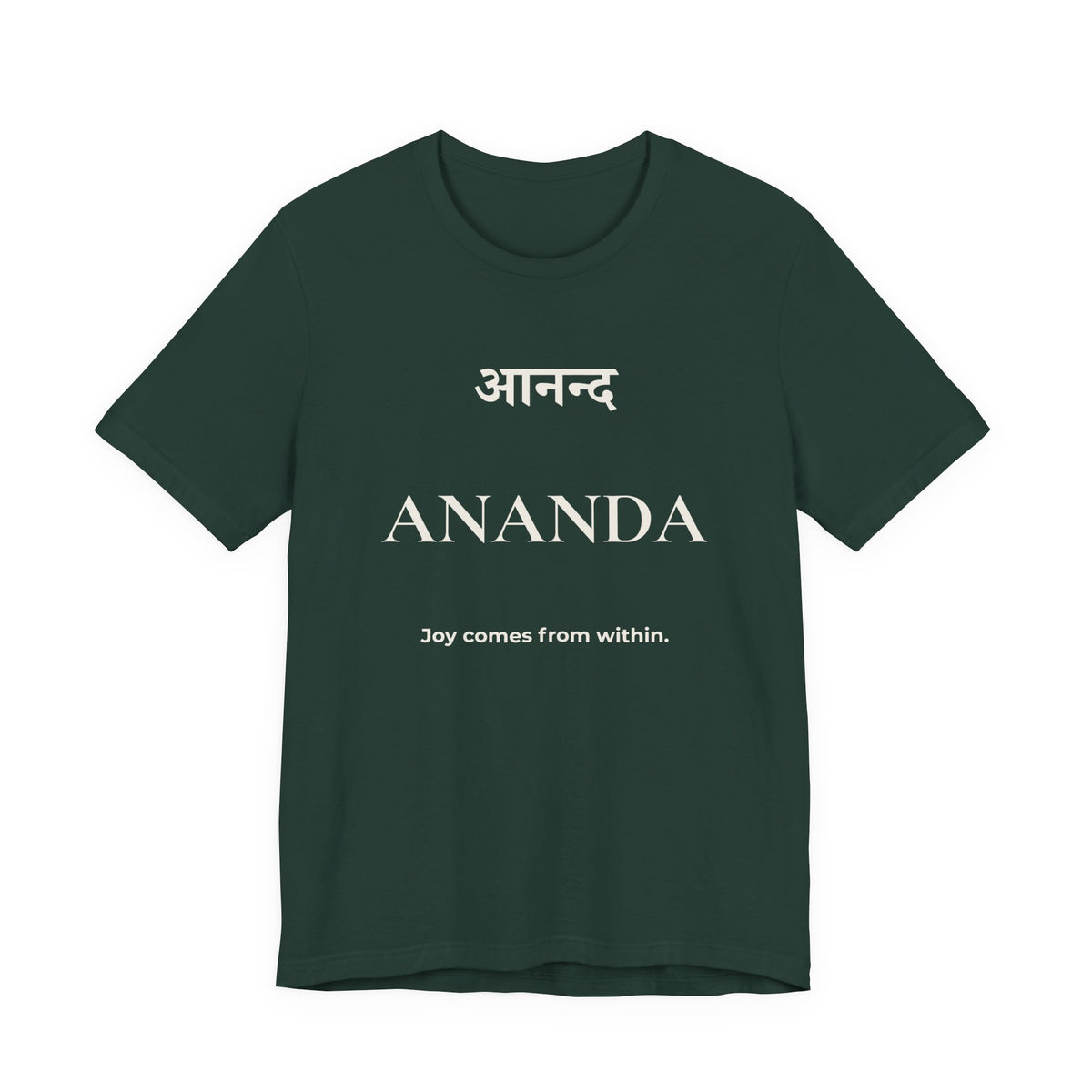 Ananda T-Shirt – Minimalistisches Sanskrit Design