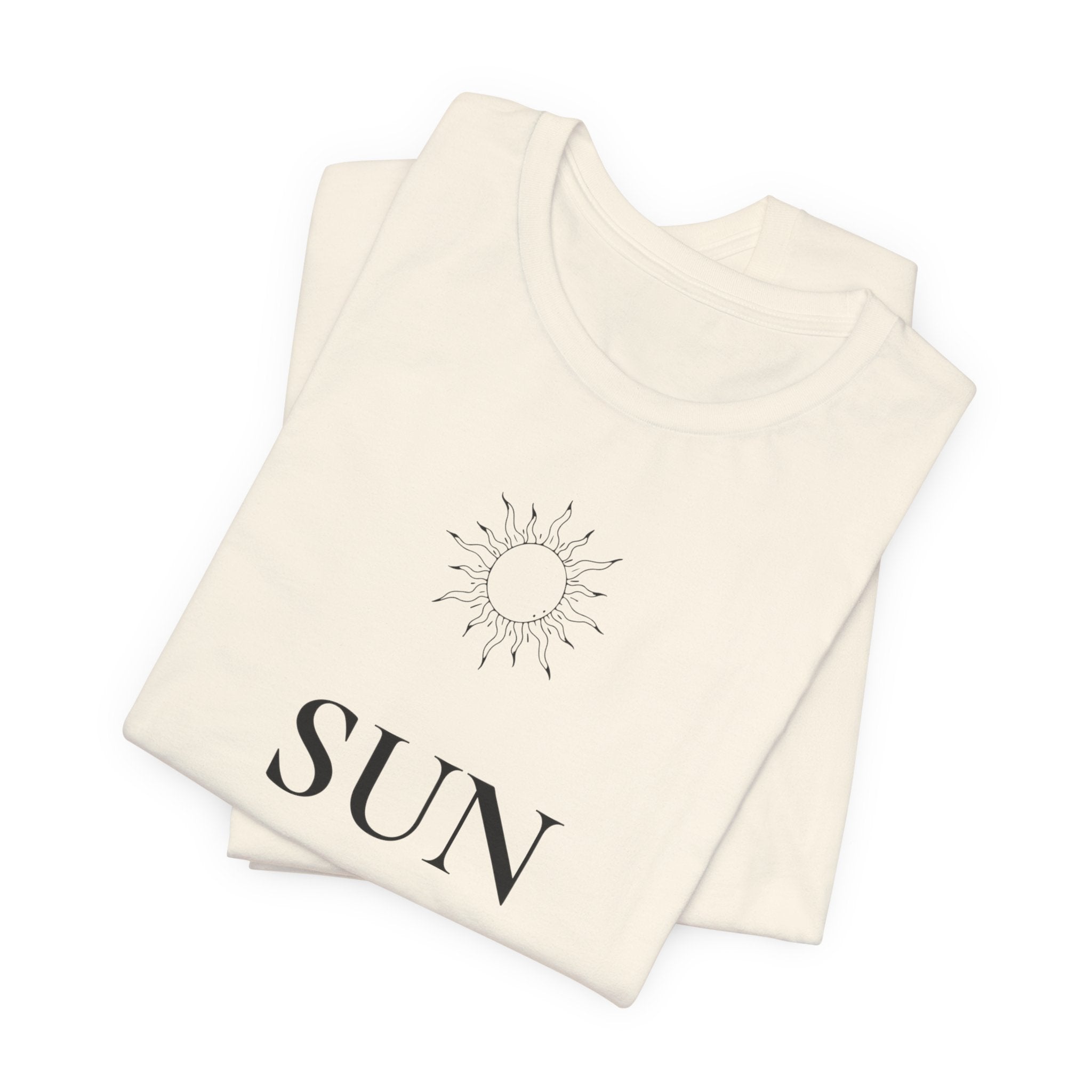 Sun T-Shirt | Minimalist Line Art | Positive Energy Shirt