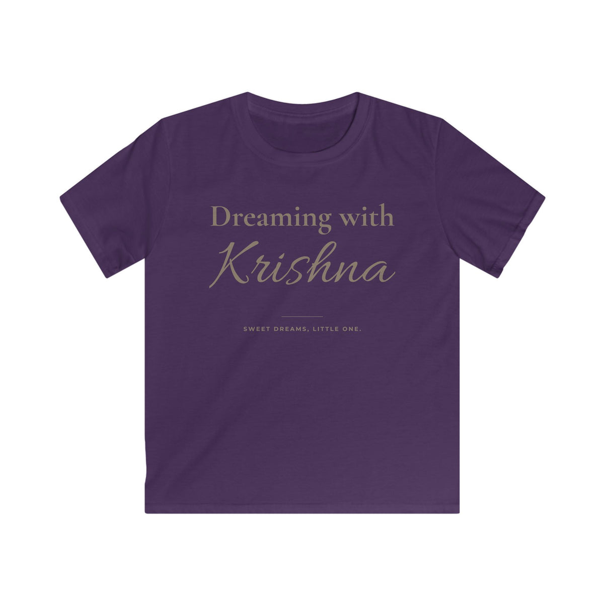 Dreaming with Krishna Kids T-Shirt | Minimalistisches Kinder-Shirt