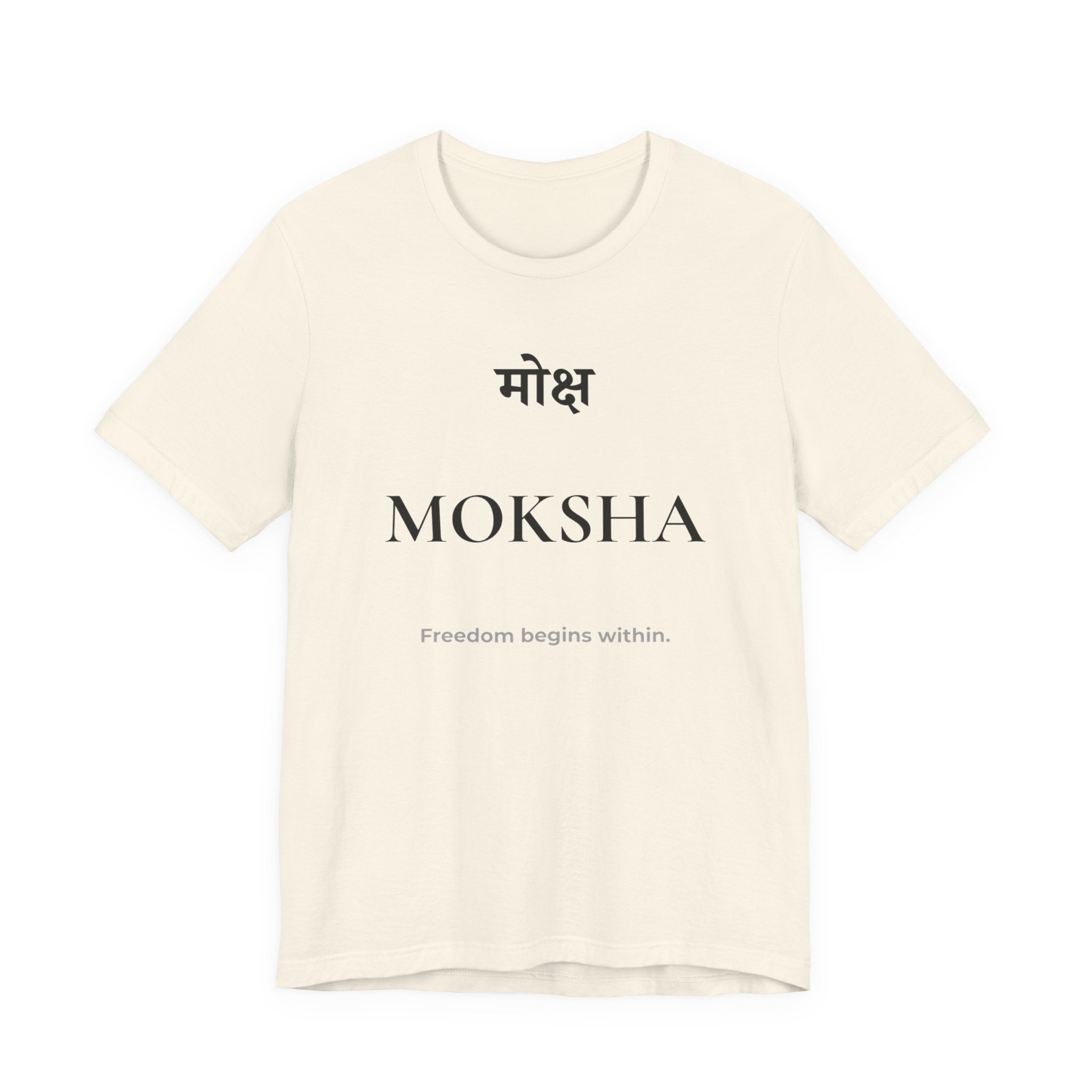 Moksha T-Shirt – Minimalistisches Sanskrit Design