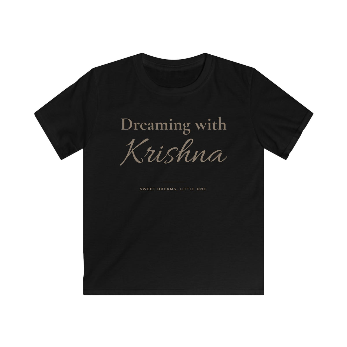 Dreaming with Krishna Kids T-Shirt | Minimalistisches Kinder-Shirt