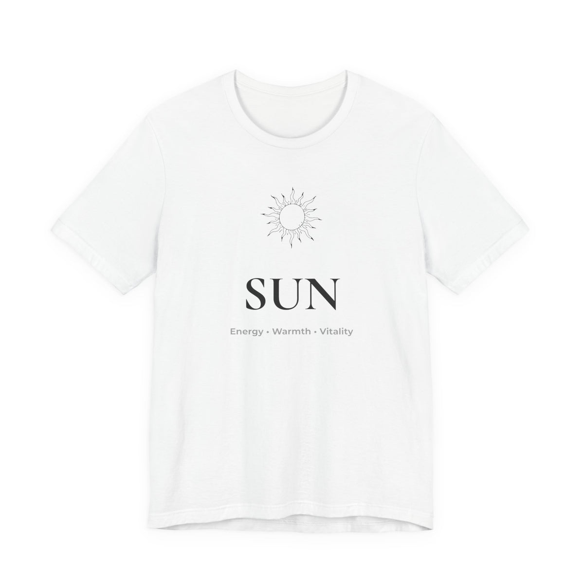 Sun T-Shirt | Minimalist Line Art | Positive Energy Shirt