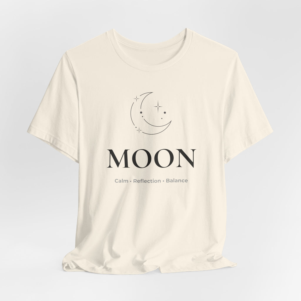 Moon T-Shirt | Minimalist Line Art | Celestial Unisex Shirt
