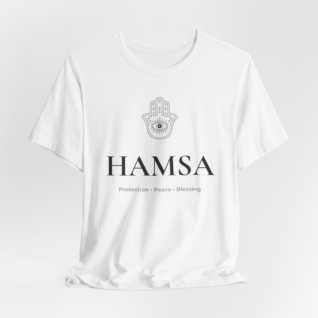 Hamsa T-Shirt | Minimalist Line Art | Yoga & Meditation Shirt