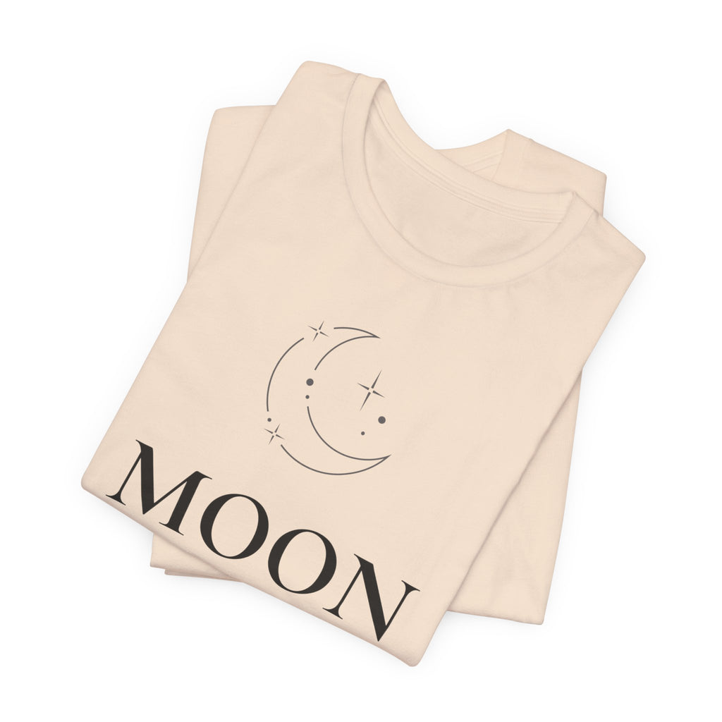 Moon T-Shirt | Minimalist Line Art | Celestial Unisex Shirt