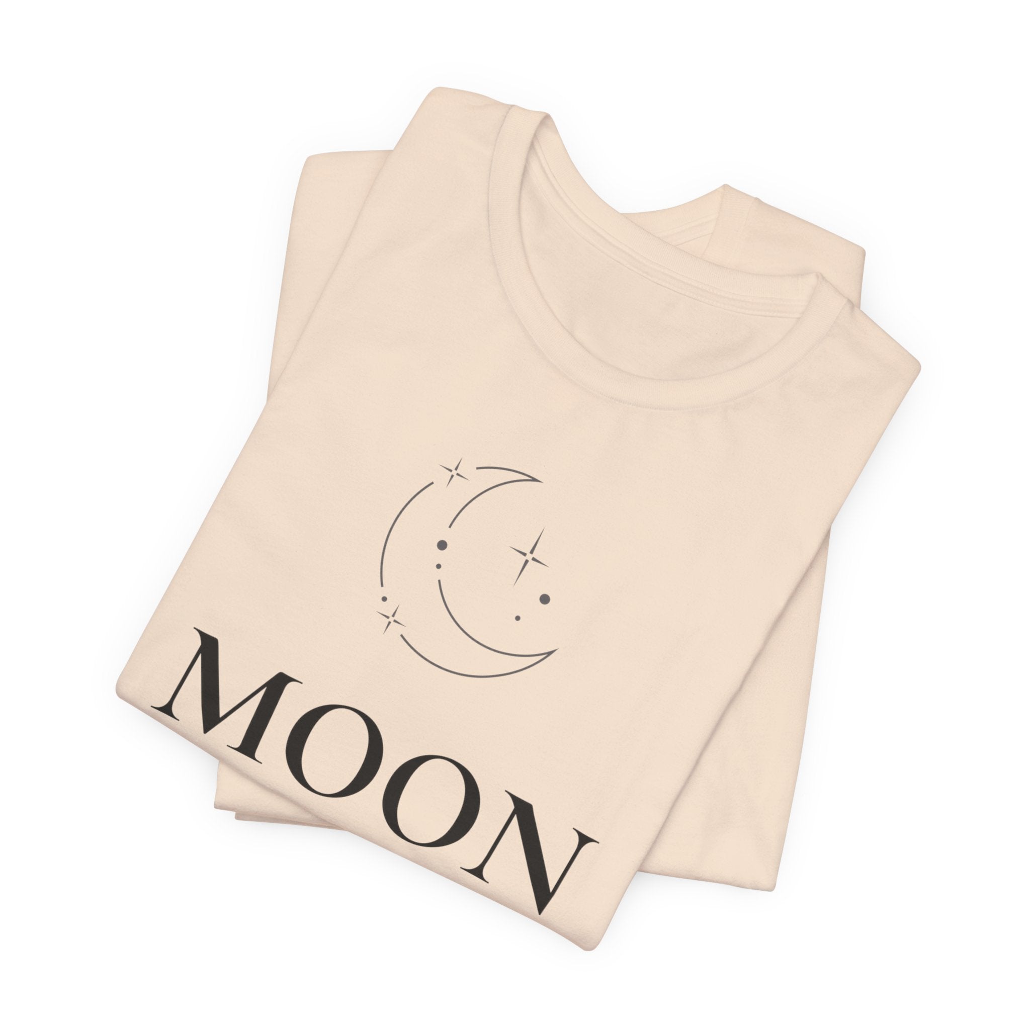 Moon T-Shirt | Minimalist Line Art | Celestial Unisex Shirt