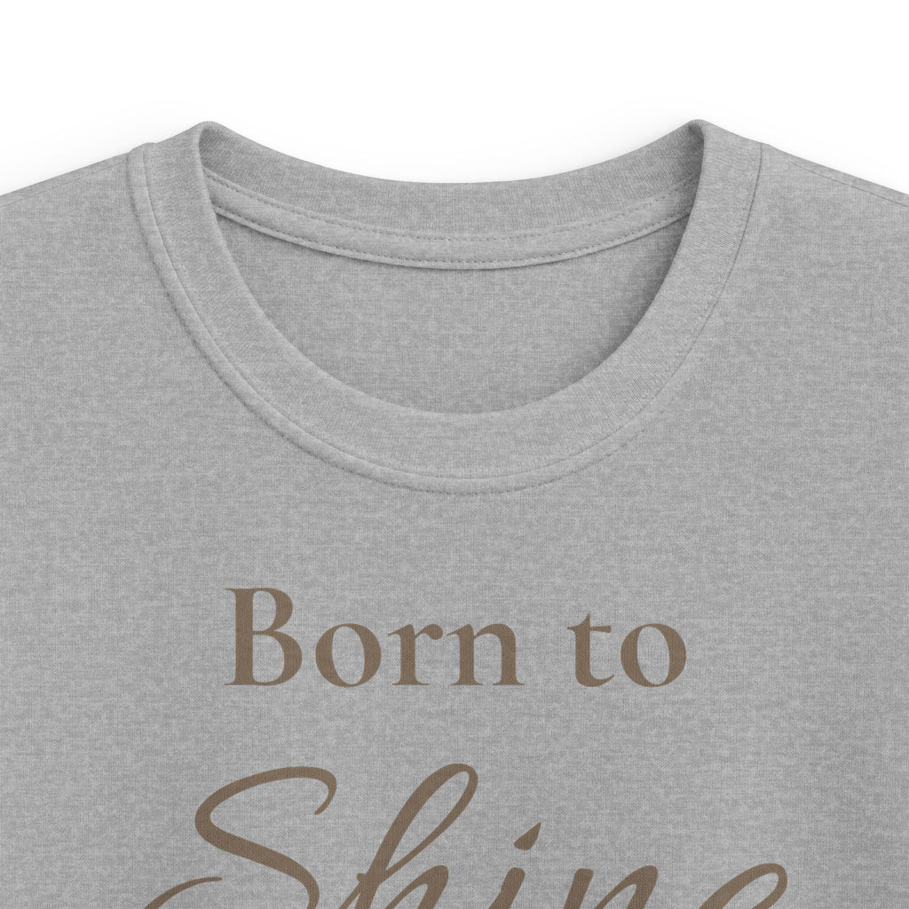 Born to Shine Kids T-Shirt | Minimalistisches Kinder-Shirt