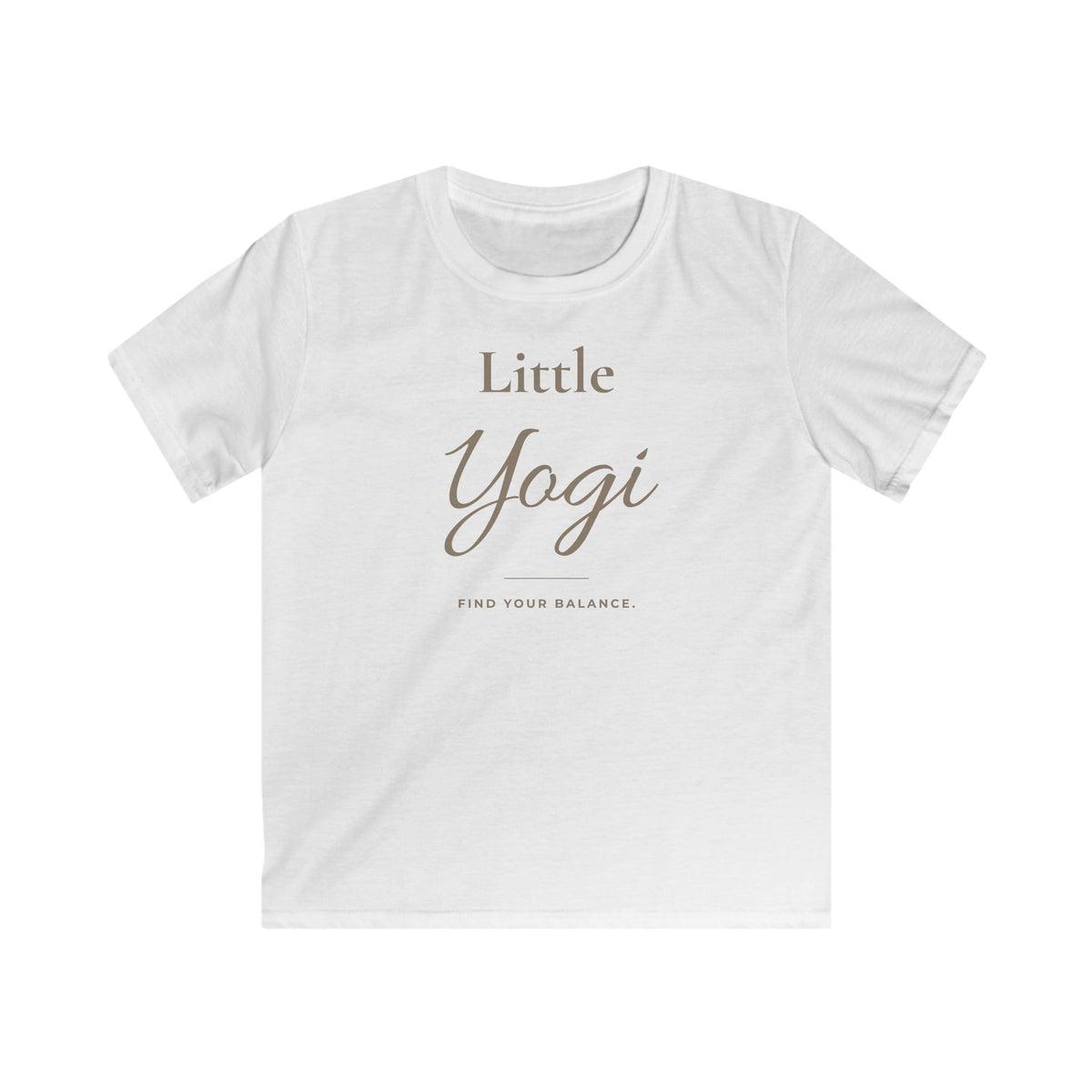 Little Yogi Kids T-Shirt | Minimalistisches Kinder-Shirt