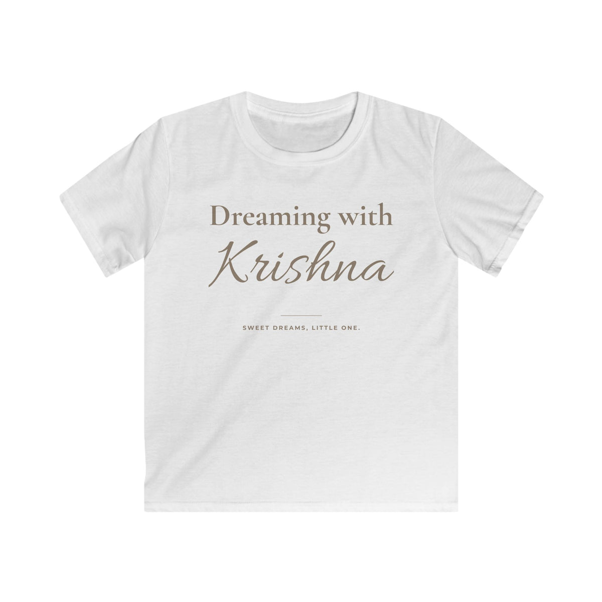 Dreaming with Krishna Kids T-Shirt | Minimalistisches Kinder-Shirt