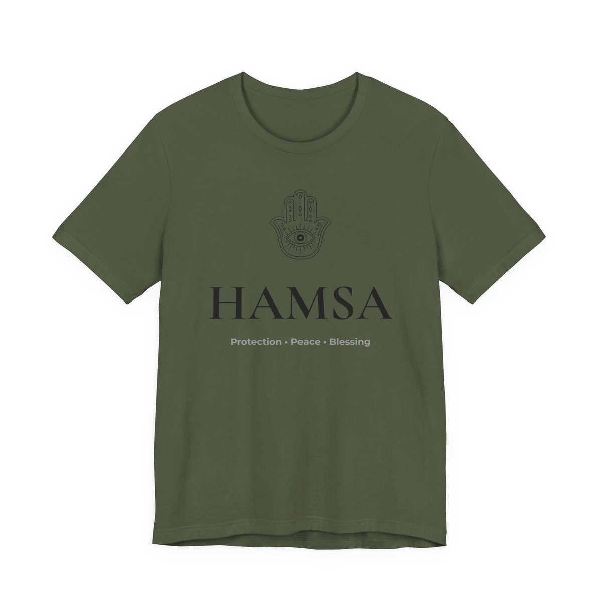 Hamsa T-Shirt | Minimalist Line Art | Yoga & Meditation Shirt