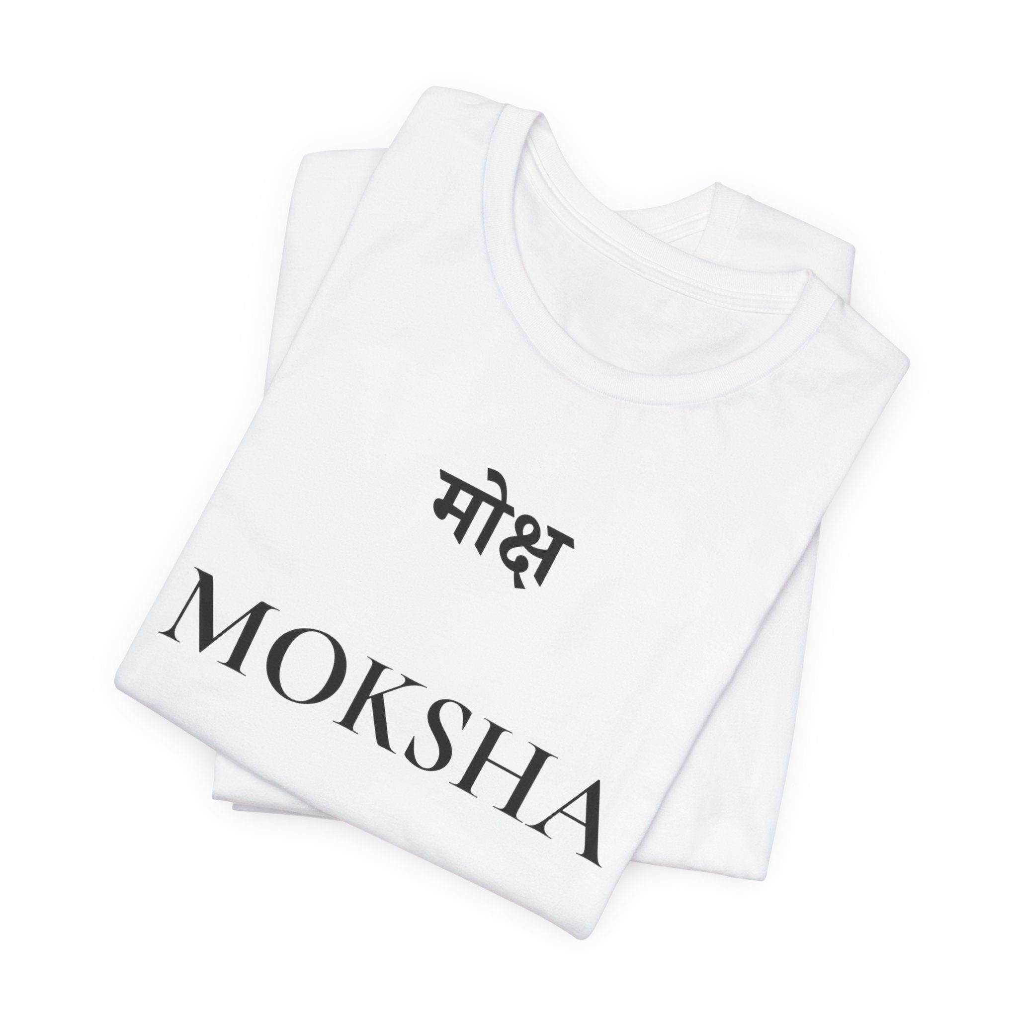 Moksha T-Shirt – Minimalistisches Sanskrit Design