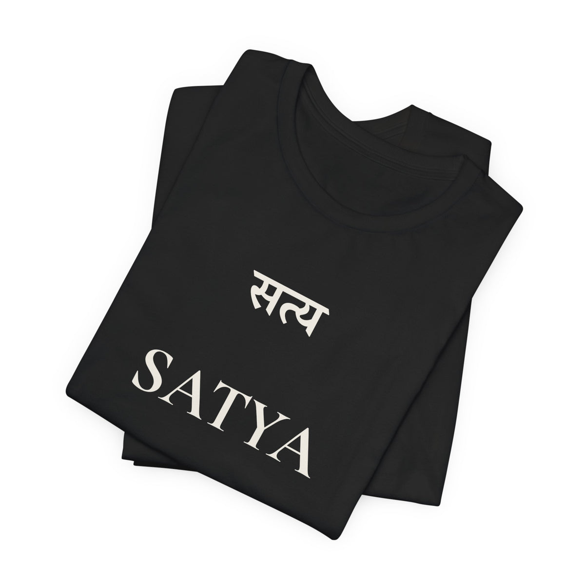 Satya T-Shirt – Minimalistisches Sanskrit Design