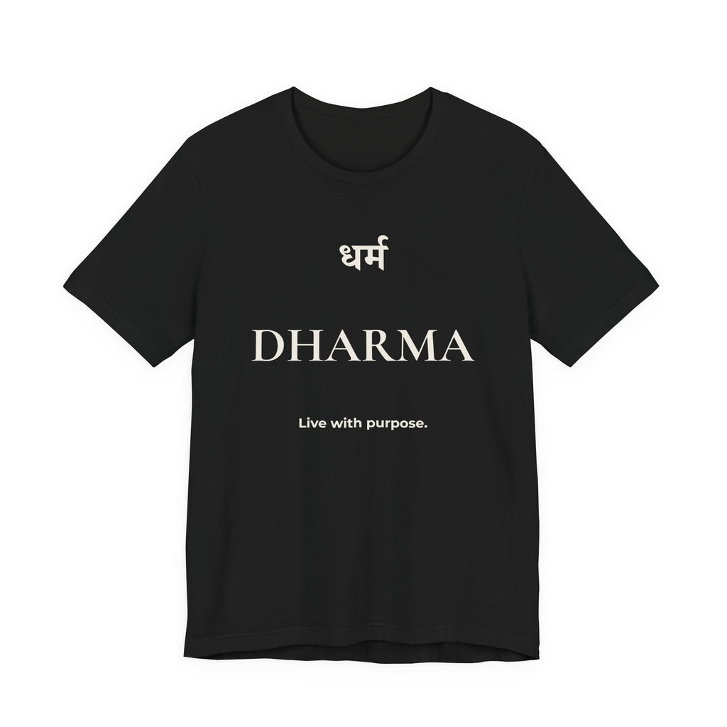 Dharma T-Shirt – Minimalistisches Sanskrit Design