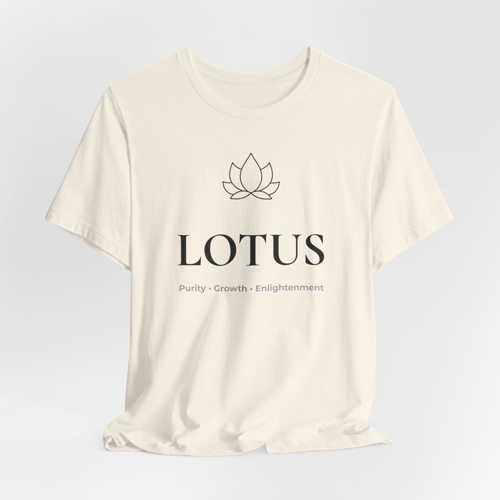 Lotus T-Shirt | Minimalist Line Art | Yoga & Meditation Shirt