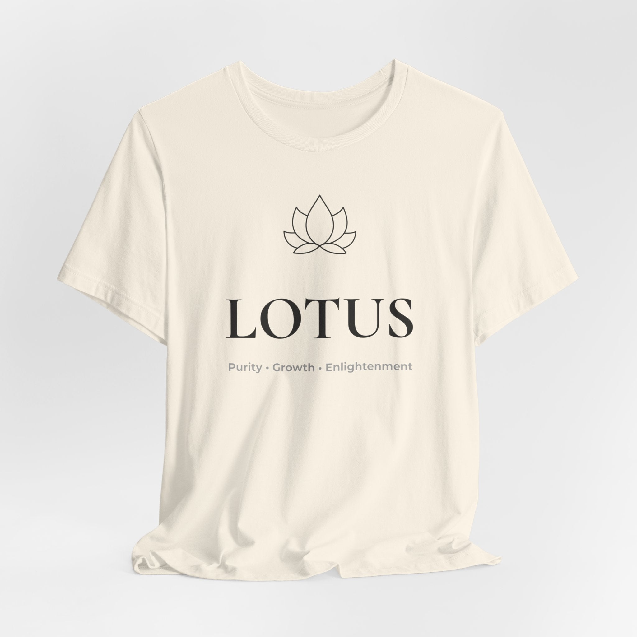 Lotus T-Shirt | Minimalist Line Art | Yoga & Meditation Shirt
