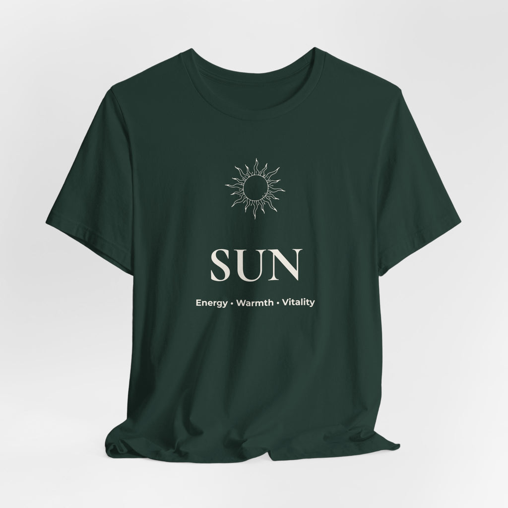 Sun T-Shirt | Minimalist Line Art | Positive Energy Shirt