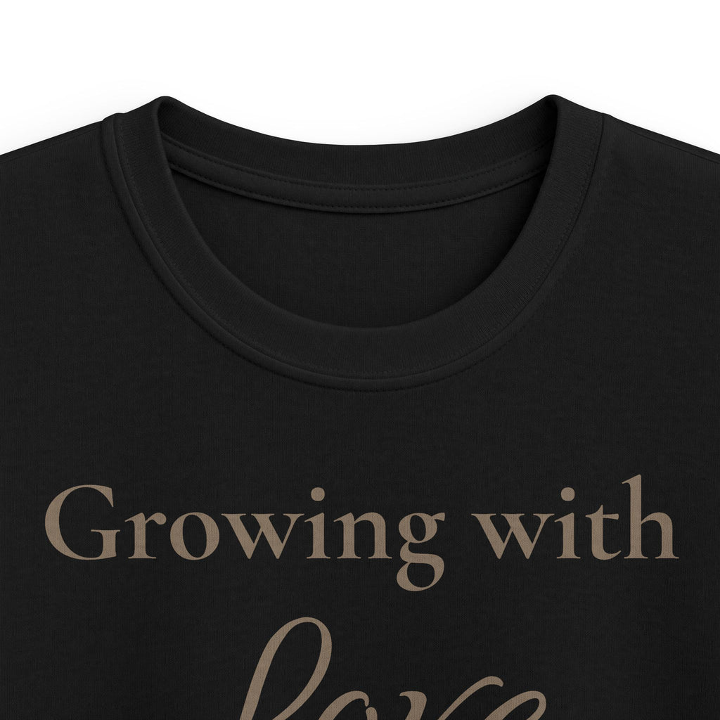 Growing with Love Kids T-Shirt | Minimalistisches Kinder-Shirt
