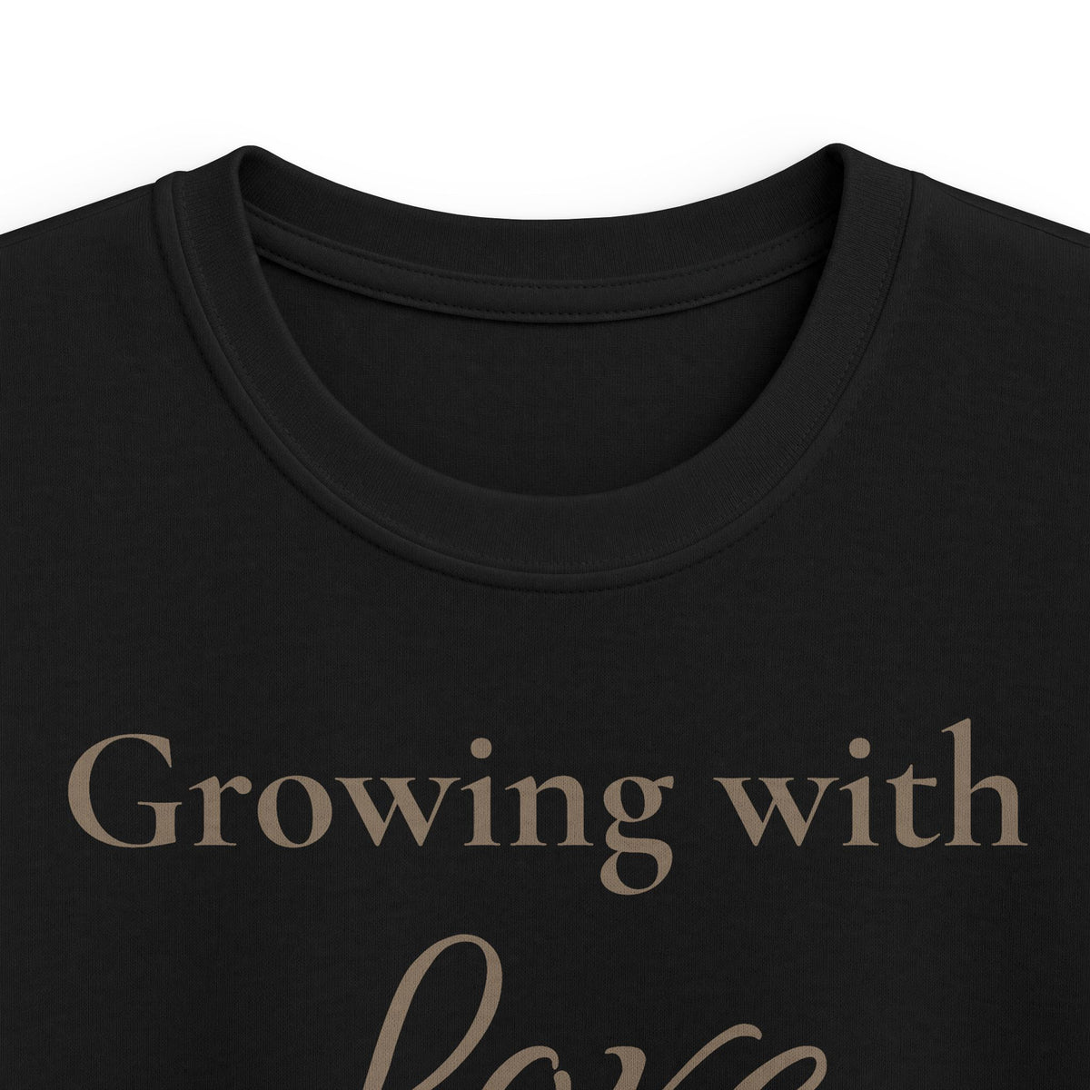 Growing with Love Kids T-Shirt | Minimalistisches Kinder-Shirt