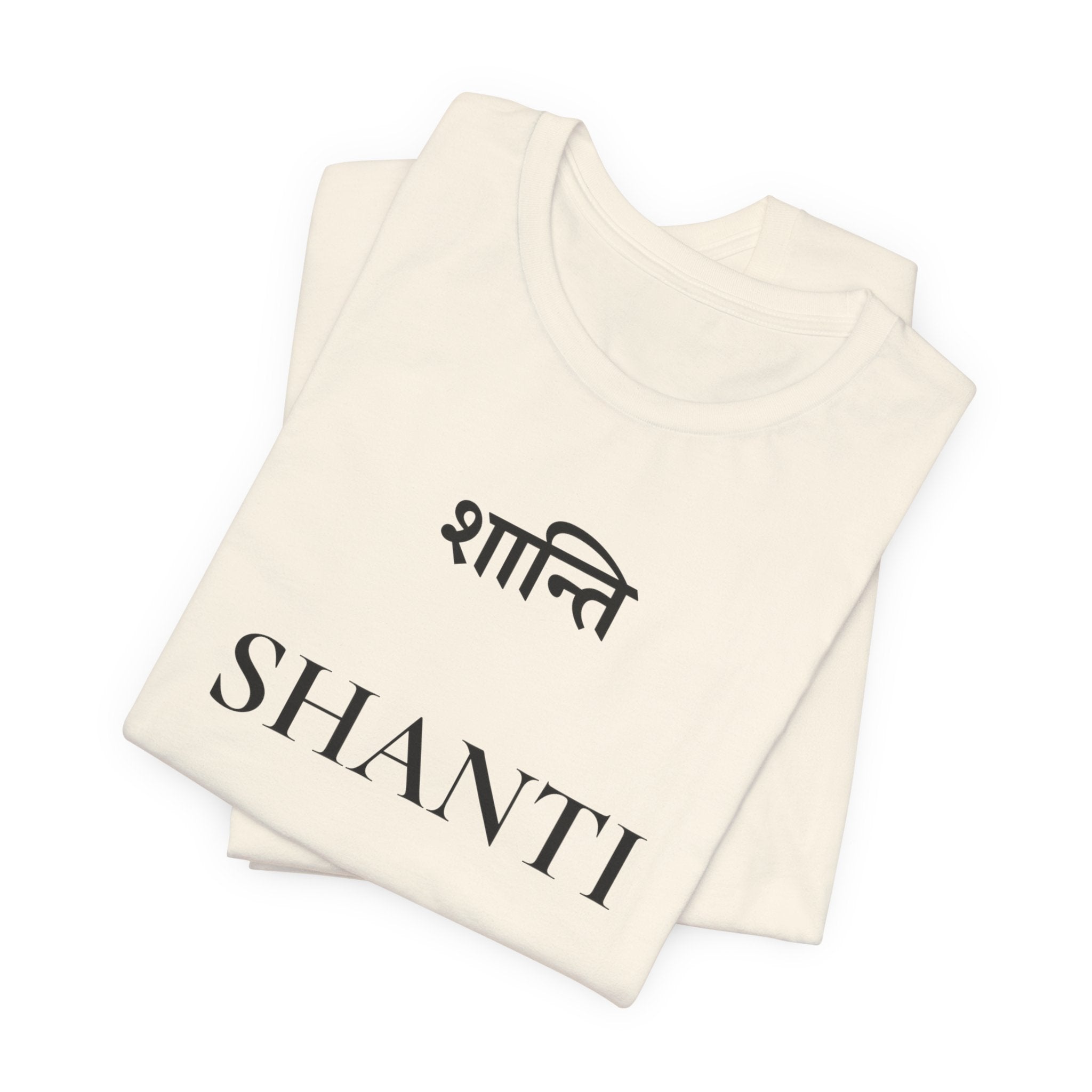 Shanti T-Shirt – Minimalistisches Sanskrit Design