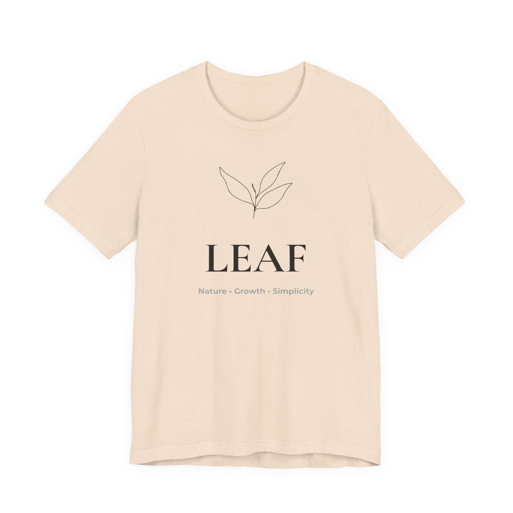 Leaf T-Shirt | Minimalist Line Art | Nature Inspired Shirt