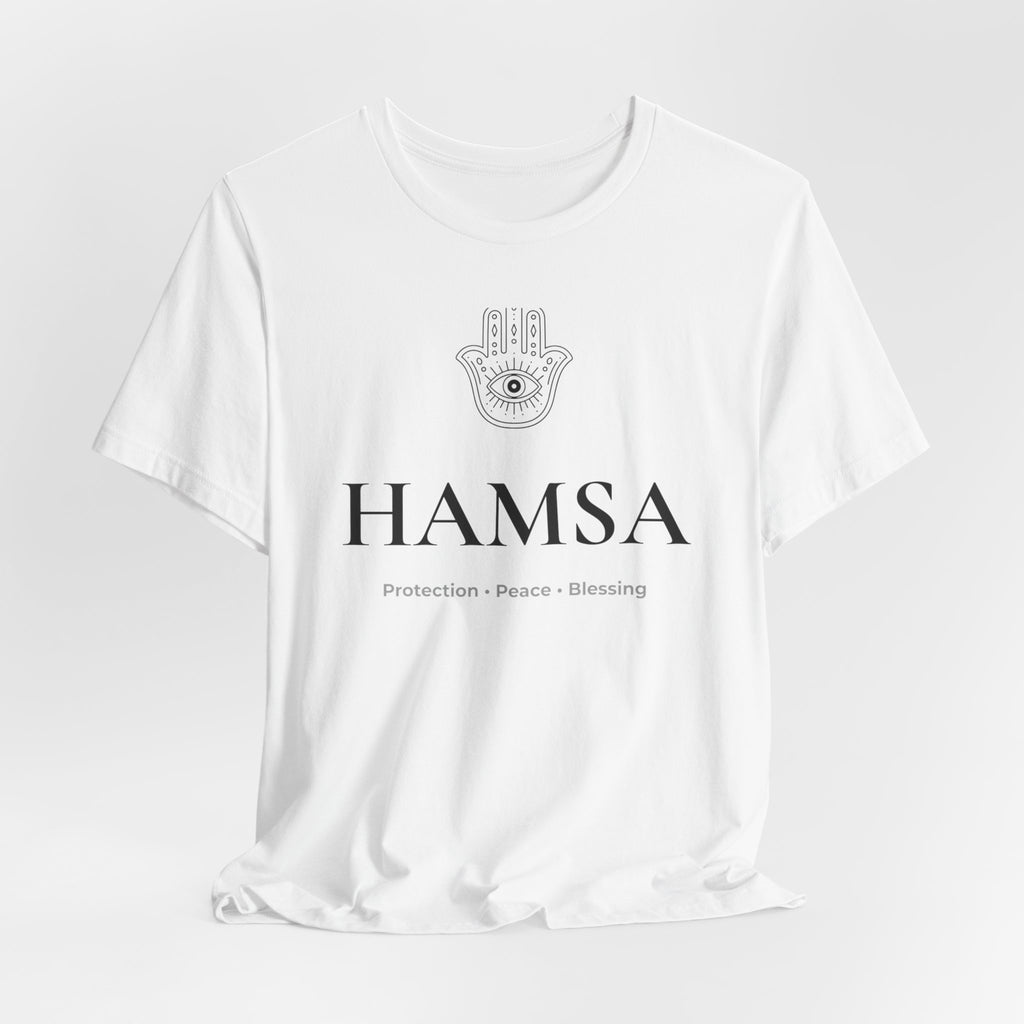 Hamsa T-Shirt | Minimalist Line Art | Yoga & Meditation Shirt