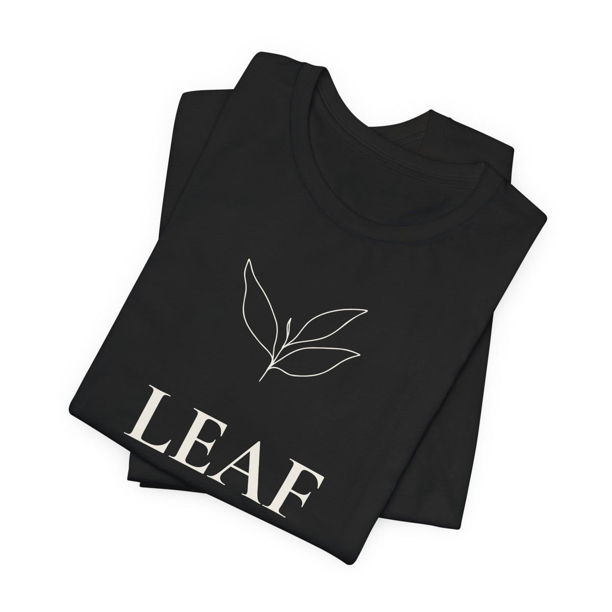 Leaf T-Shirt | Minimalist Line Art | Nature Inspired Shirt