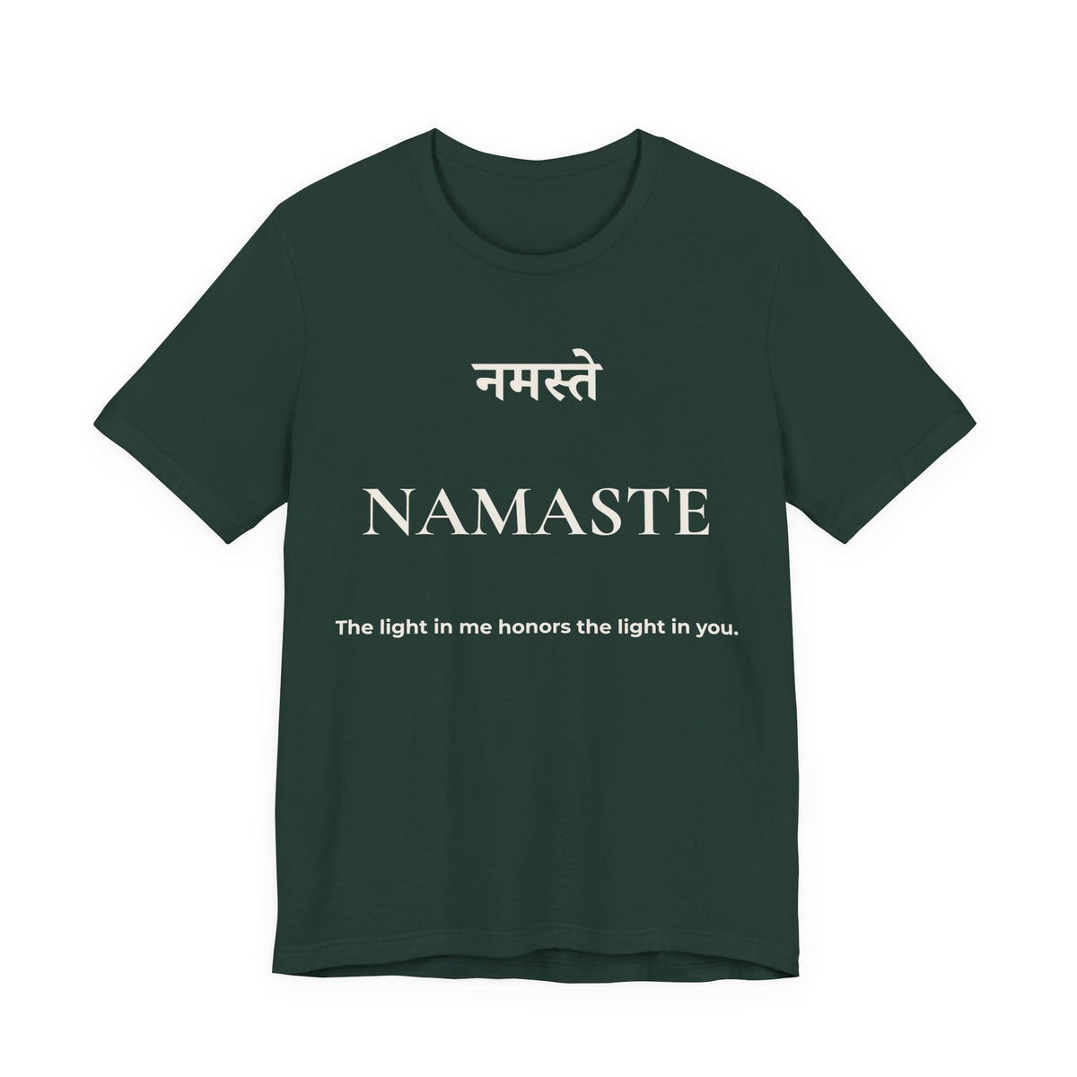 Namaste T-Shirt – Minimalistisches Sanskrit Design