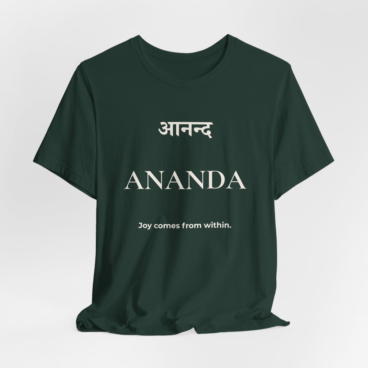 Ananda T-Shirt – Minimalistisches Sanskrit Design